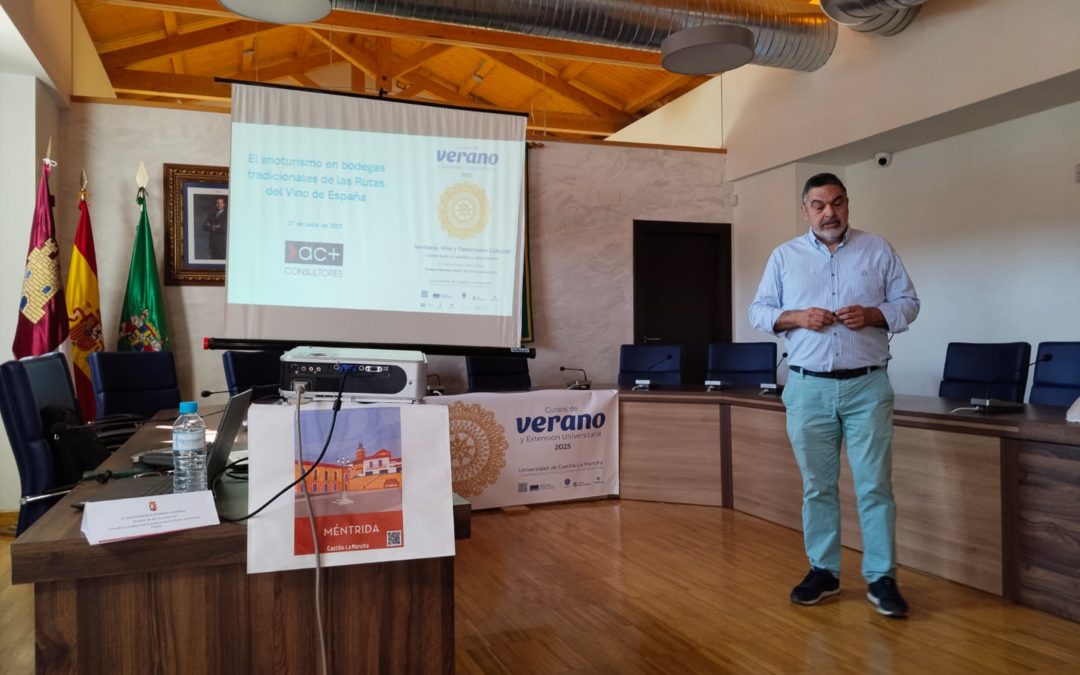 AC+ Consultores participa en el curso de verano de la UCLM sobre vino, territorio y patrimonio cultural